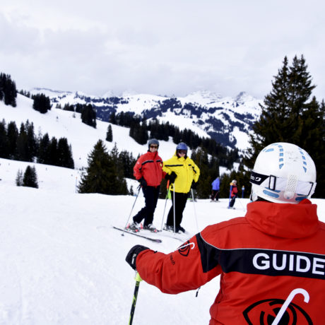 Sur ses skis, elle fait cadeau de sa vue
