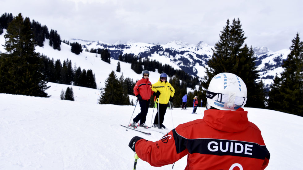 Sur ses skis, elle fait cadeau de sa vue