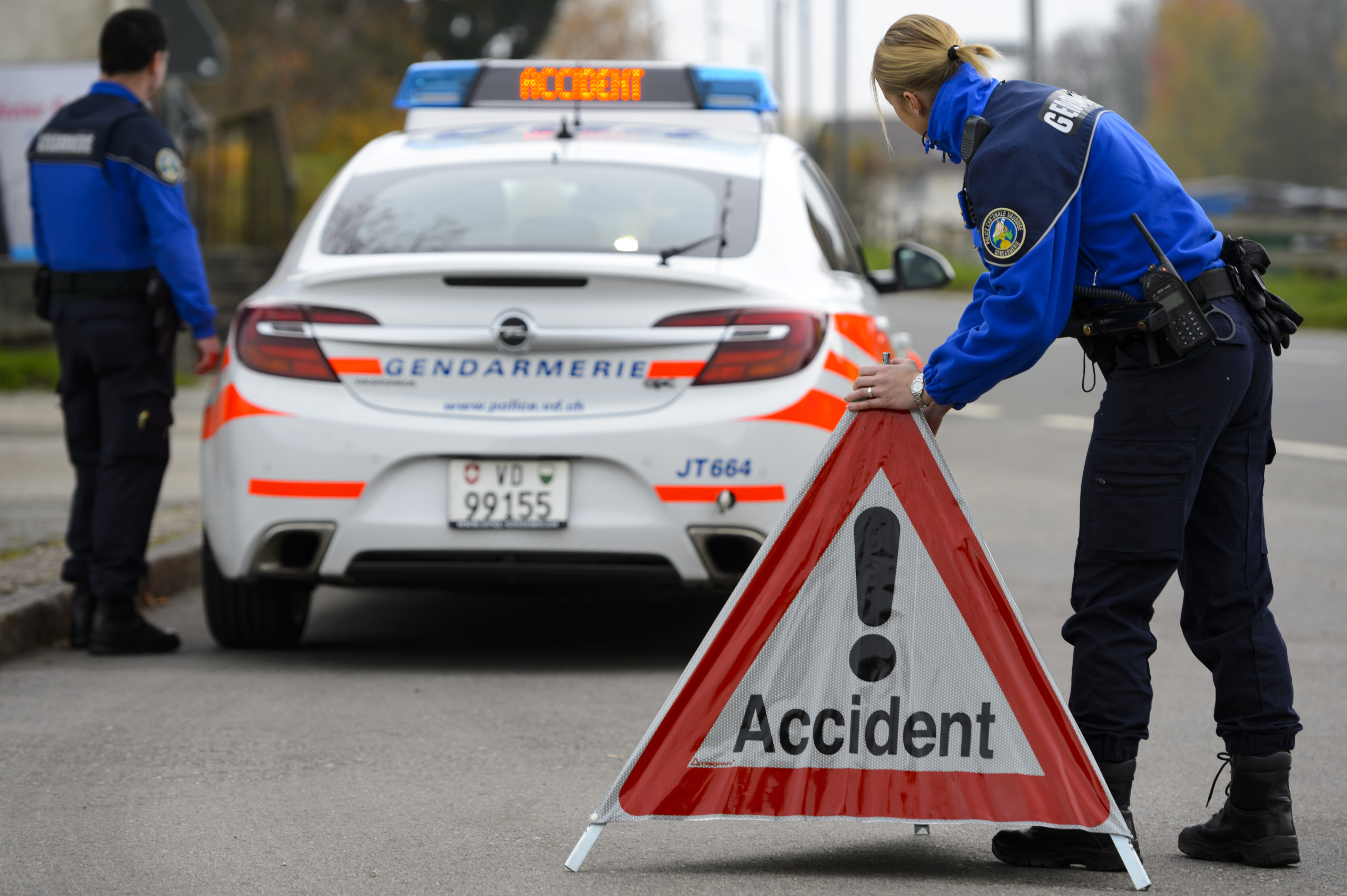 Accident mortel de la circulation à Aclens