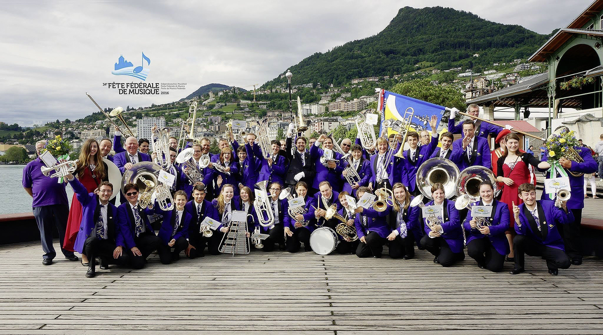 La Fanfare de Yens à la Fête fédérale