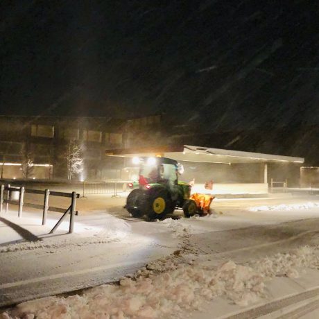 La neige donne congé aux élèves du Pied