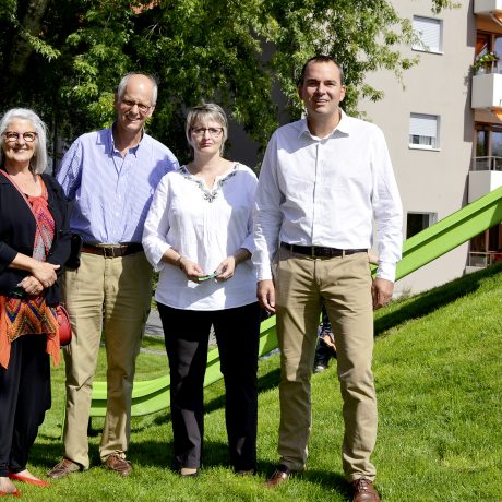 Une place de jeux de choix pour la commune