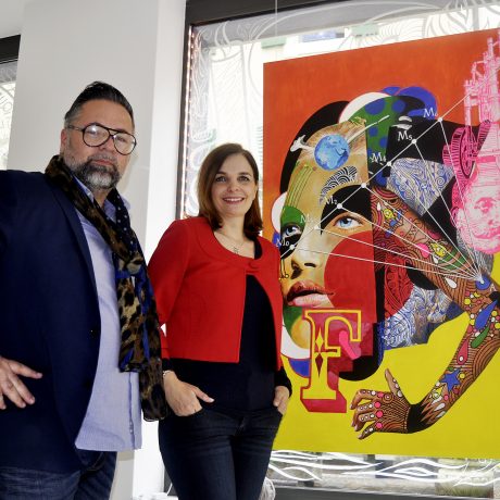 Un espace d’art haut en couleur
