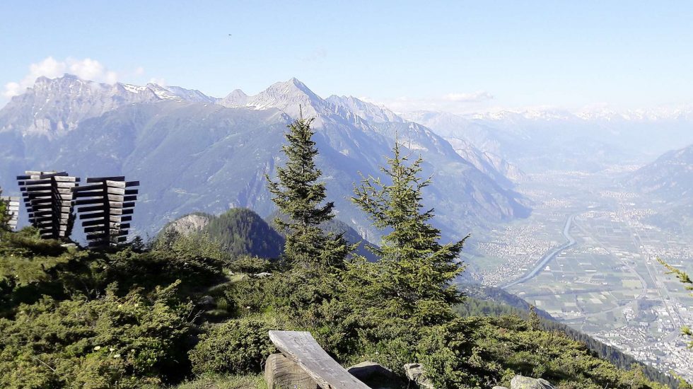 Un balcon sur la vallée du Rhône