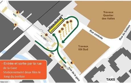 L’accès à la gare une nouvelle fois modifié