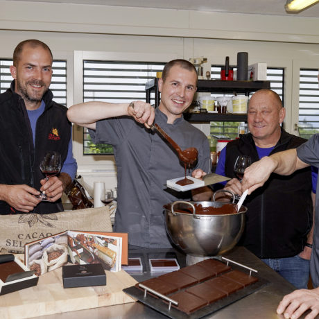 Le Servagnin en lune  de miel avec du chocolat