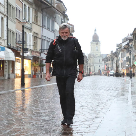 Un marcheur au très grand cœur