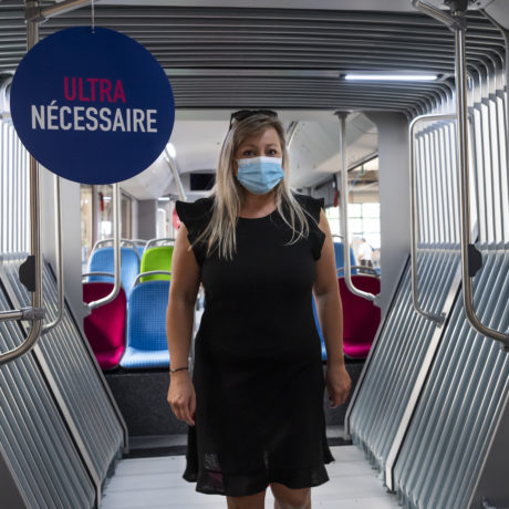 Le masque obligatoire au magasin