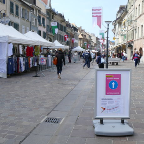 Le marché de Morges de retour à la Grand-Rue