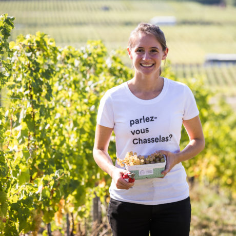 Laura Paccot en conservatrice du chasselas