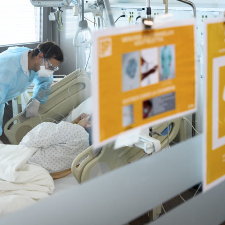 100 malades du Covid-19 actuellement en soins intensifs