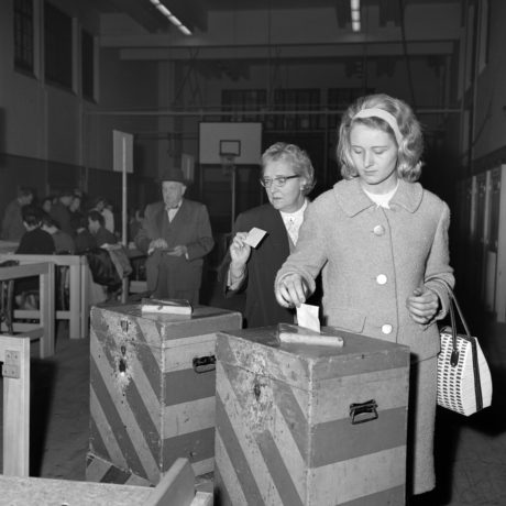 Le pouvoir de vote des femmes