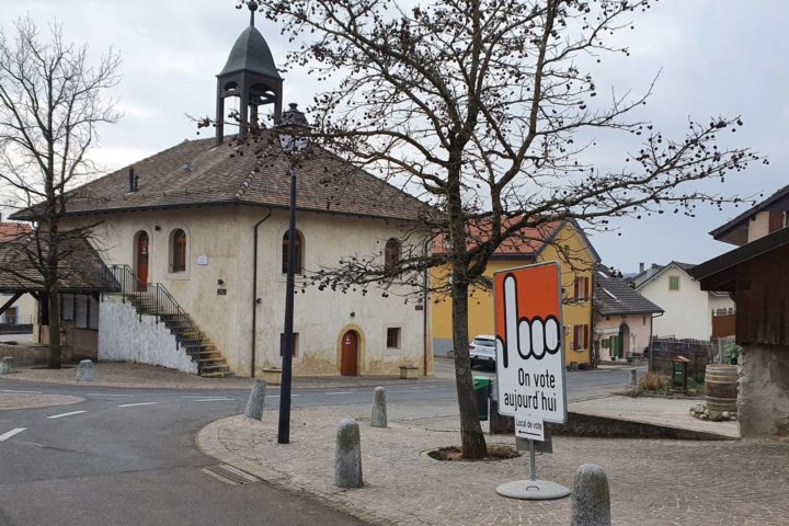 La population est appelée aux urnes à Romanel-sur-Morges. Photo: Philippoz,