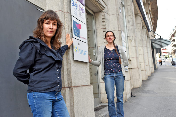 Marie Bertholet et Anna Mrazek viennent en soutien des jeunes et des communes du canton de Vaud. Cornut
