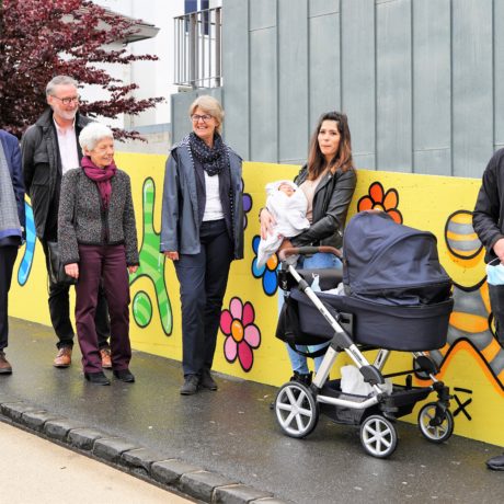 Une fresque pour Rebeca et les 10000 habitants