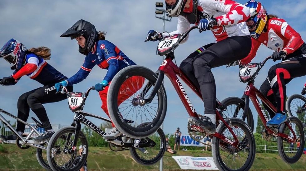 Zoé Claessens sur le podium mondial du BMX