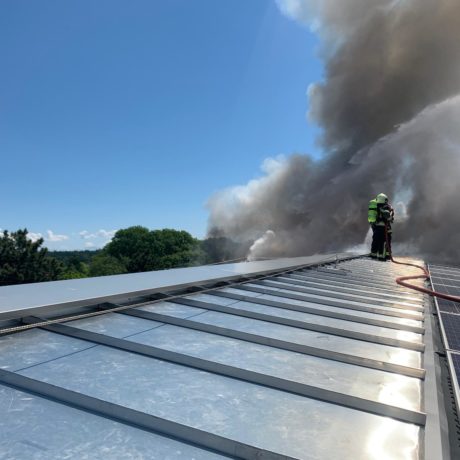 Un incendie important frappe les Casernes de Bière