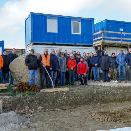 Première pierre pour la nouvelle salle