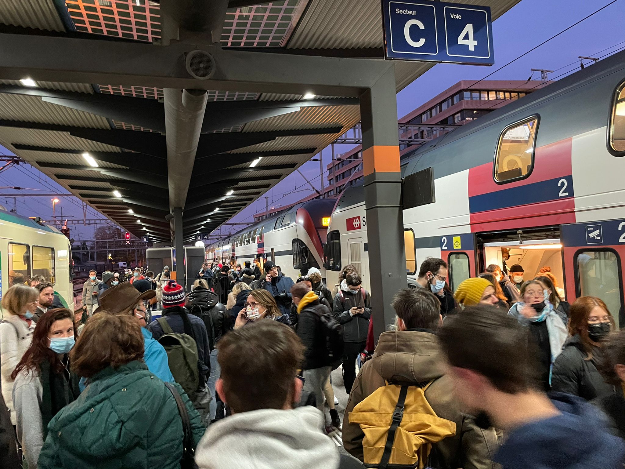 Trains supprimés entre Genève et Lausanne