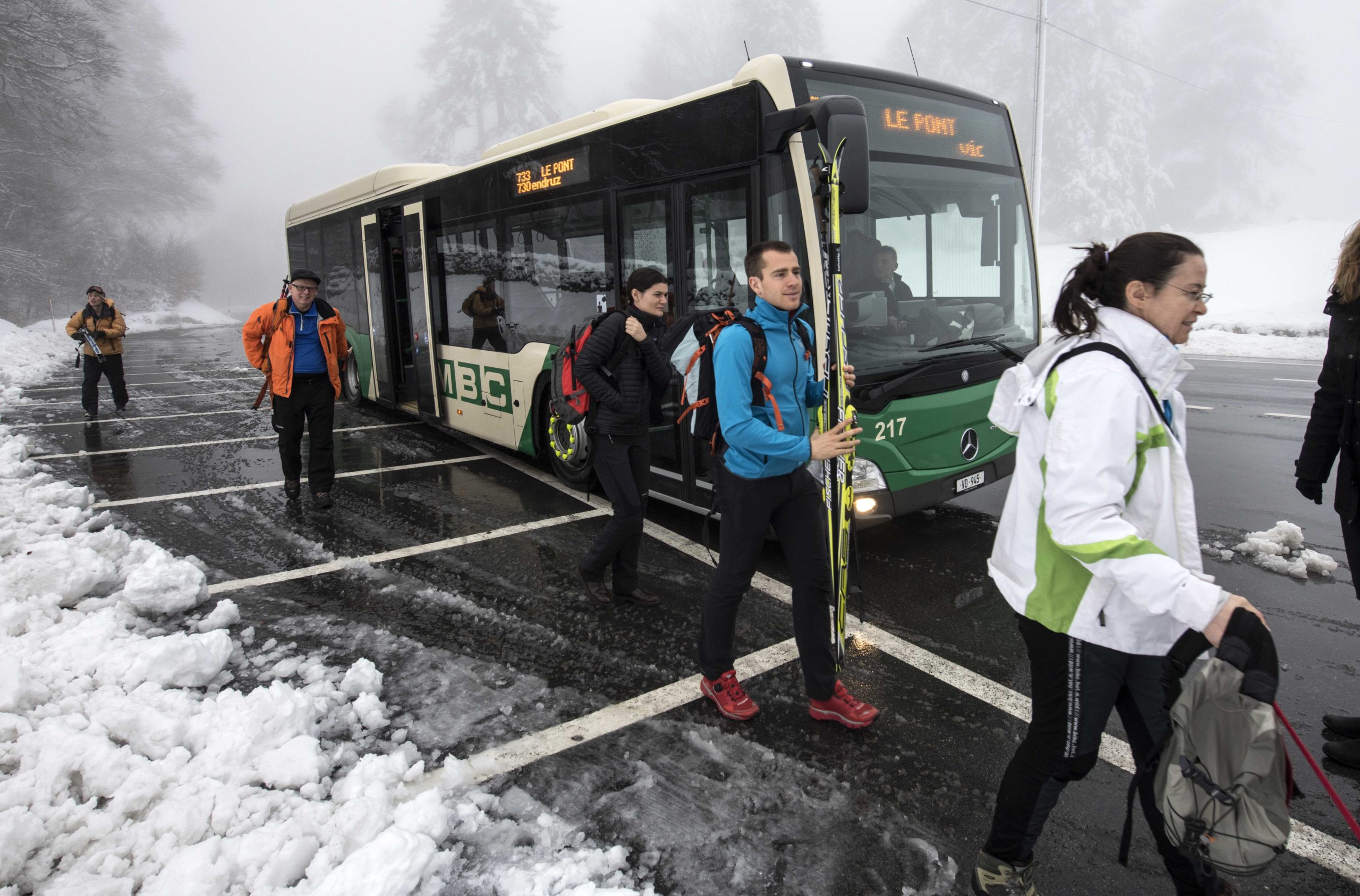 Deux fois plus de bus pour les skieurs à la vallée de Joux