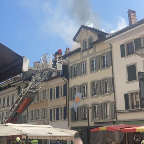 Les sinistrés de l’incendie de Morges relogés à l’hôtel