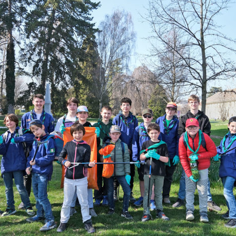 Les scouts de Morges en action