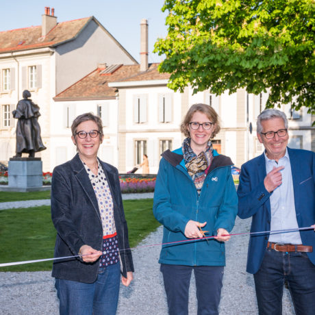 Inauguration des Jardins de Seigneux réaménagés