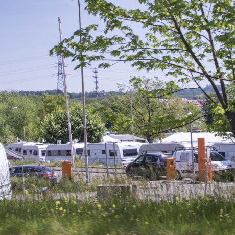 Des caravanes solidement installées à Bussigny