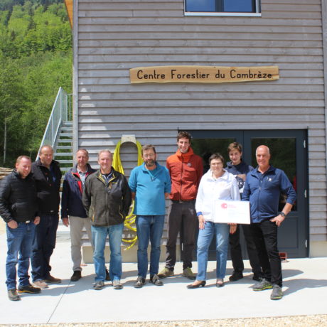 Bâtiment forestier inauguré à Berolle