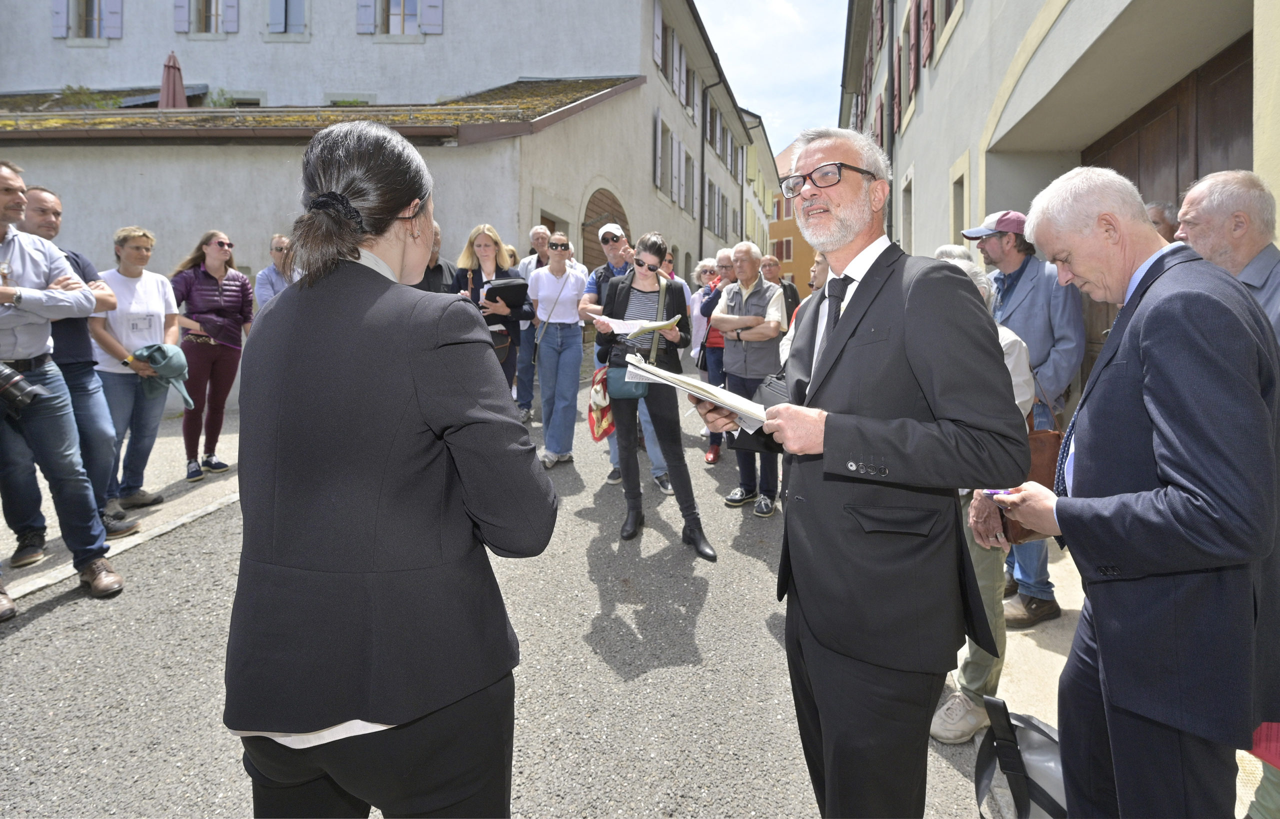 Le tribunal s’est rendu dans le bourg