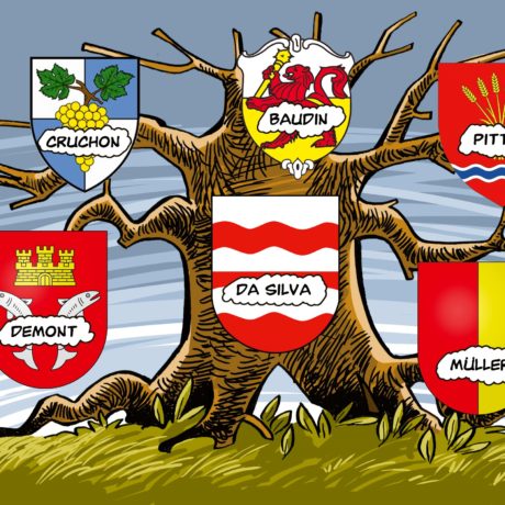 Les noms de famille les plus portés dans la région