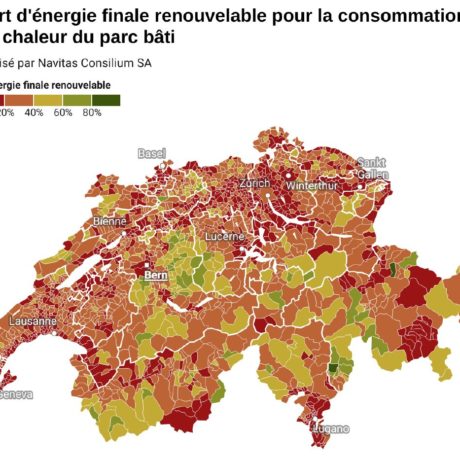 Quelle part d’énergie renouvelable chauffe votre commune?