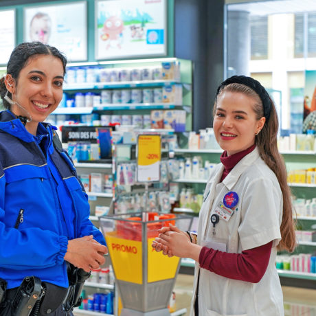 Premiers contacts en ville pour les aspirants policiers