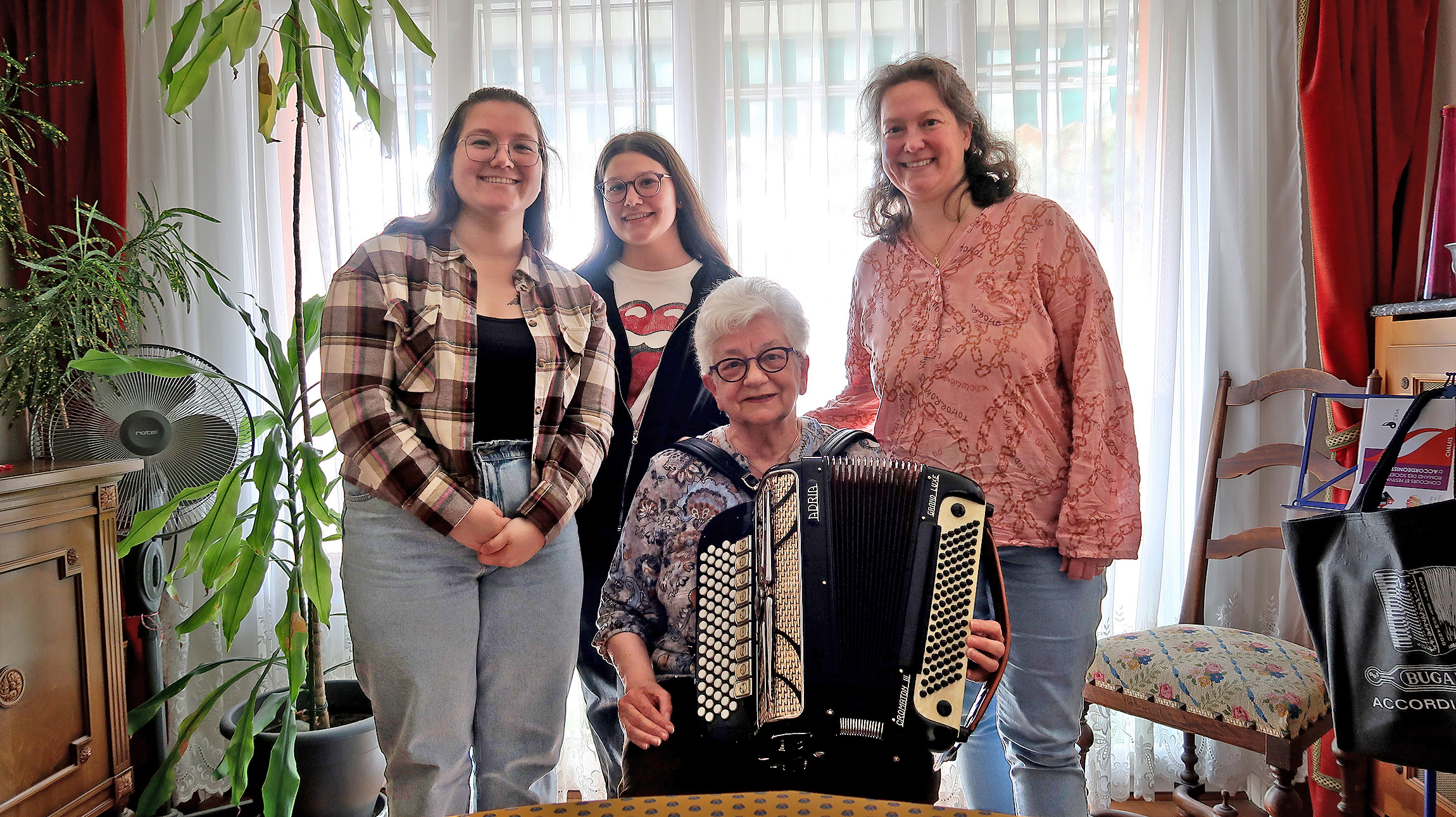 Un accordéon en passage de témoin