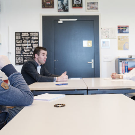 Ultime député face aux gymnasiens