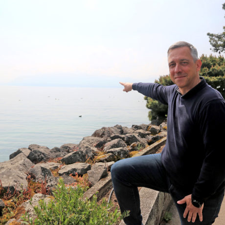 Pour le G8, il a bouclé le Léman il y a vingt ans!