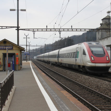 Accident sur les voies de chemin de fer à Cossonay-Gare