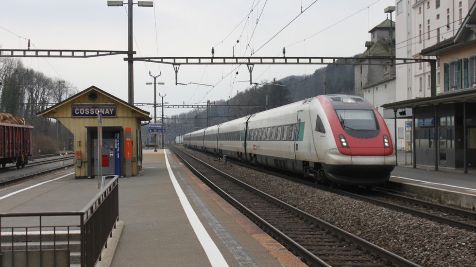 Accident sur les voies de chemin de fer à Cossonay-Gare