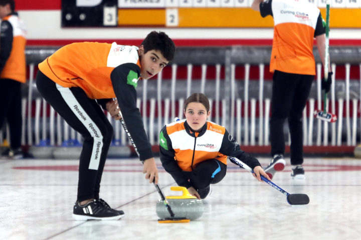 Un entraînement de juniors, en février 2023. Photo: Moesching.