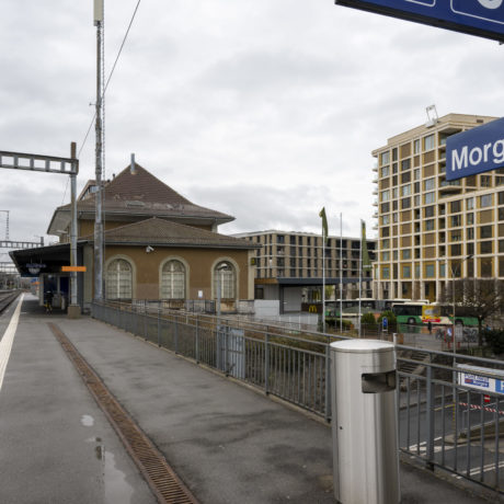 Morges: le nouveau quai 1 de la gare est en service