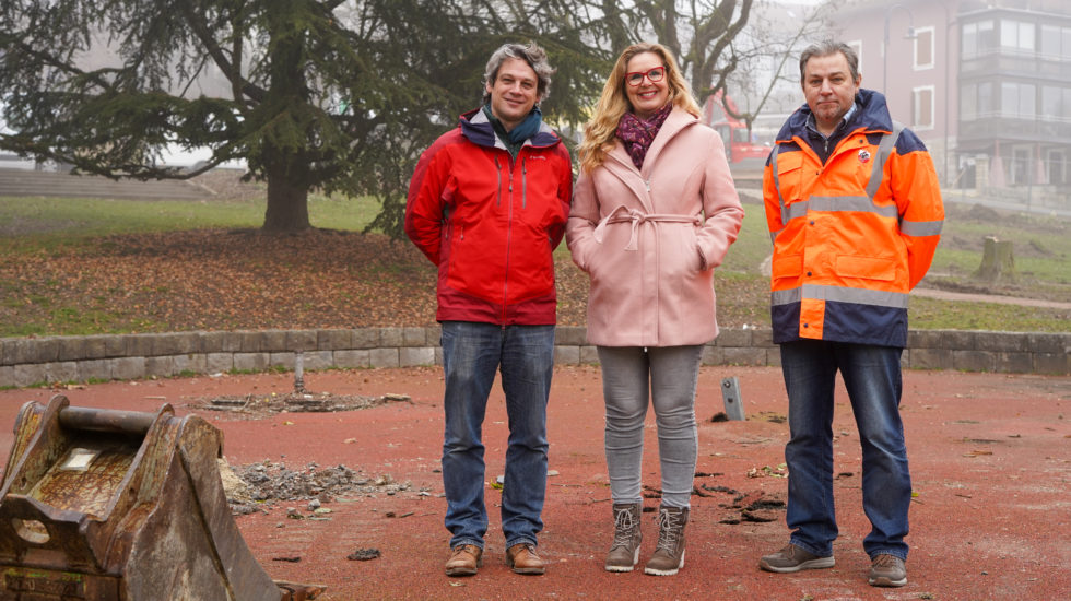 Parc du centre tout neuf