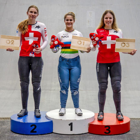 Deuxième sur la piste olympique