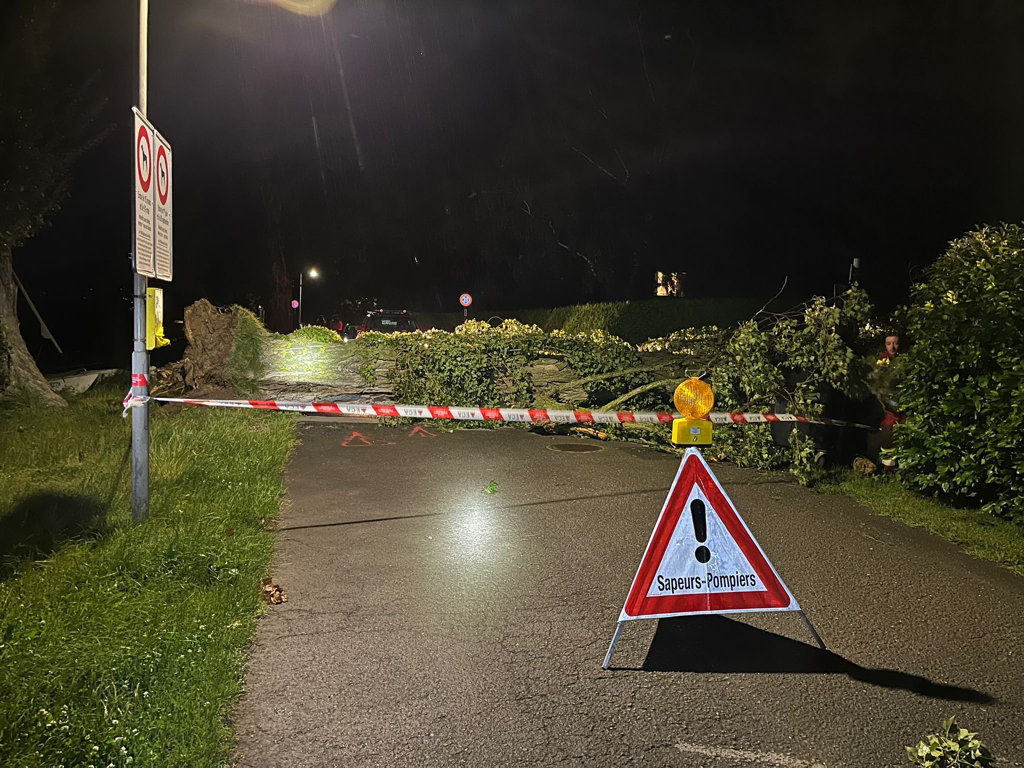 Les pompiers à nouveau mobilisés samedi soir