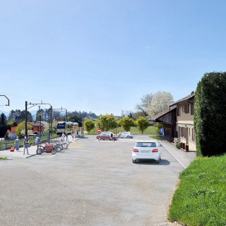 Nouveau visage pour la gare de Pampigny