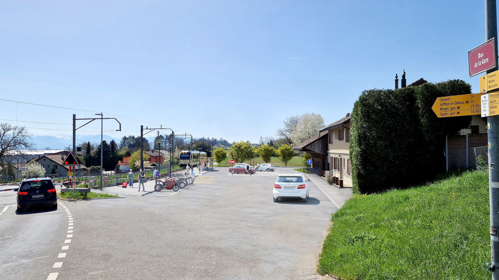Nouveau visage pour la gare de Pampigny
