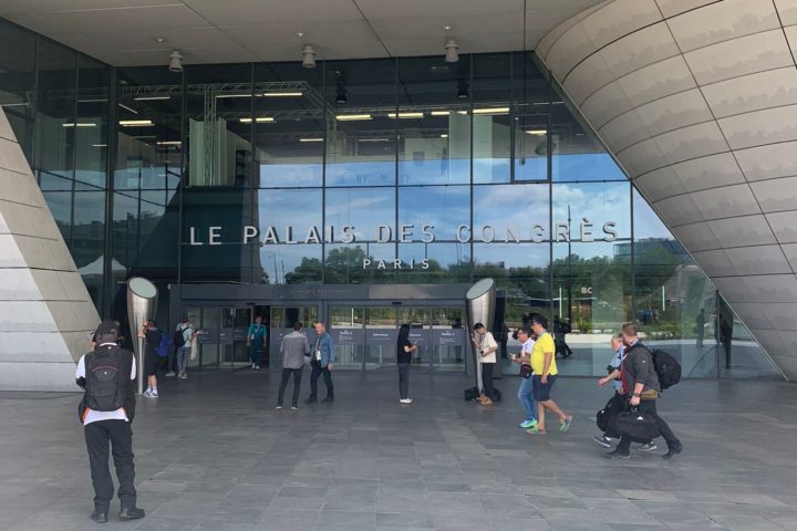 Le Palais des congrès devient le Media Press Center le temps des Jeux. Photo: Rempe