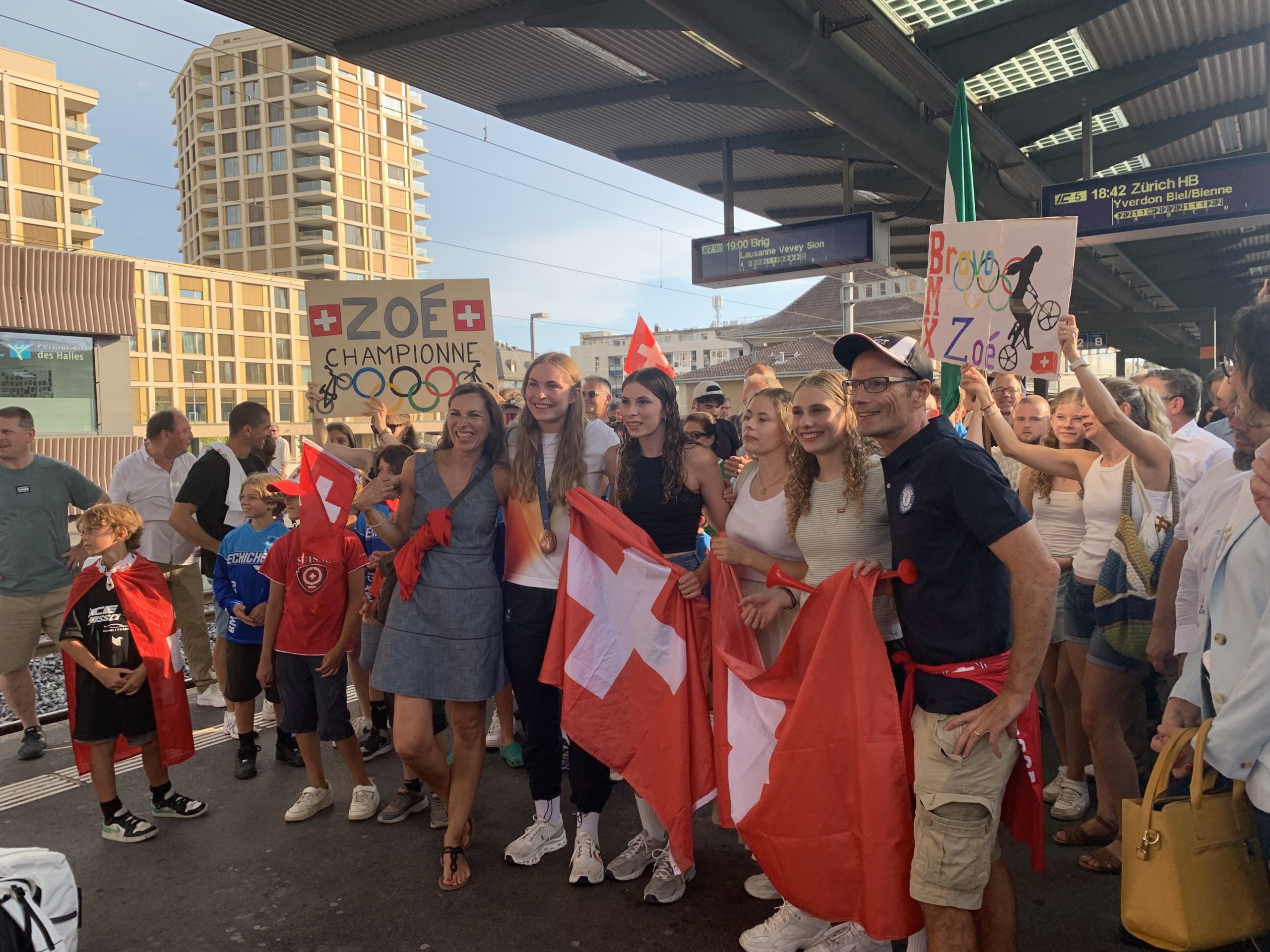 Zoé fêtée en grande pompe à Echichens