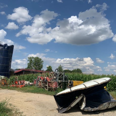 Un silo a explosé vendredi matin à Colombier