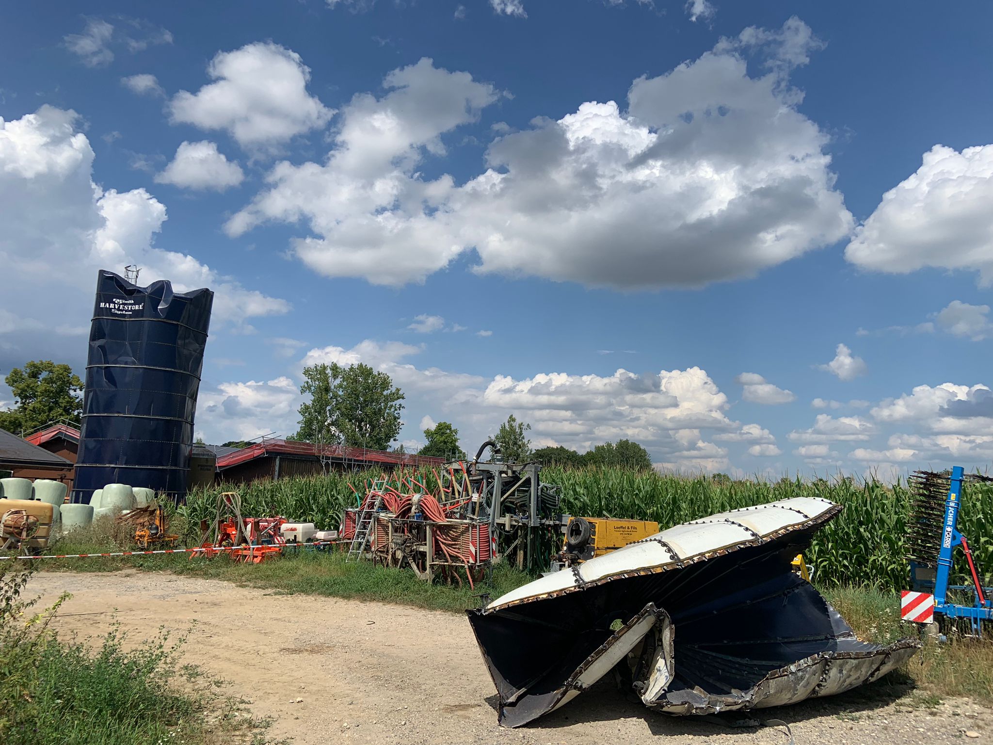 Un silo a explosé vendredi matin à Colombier