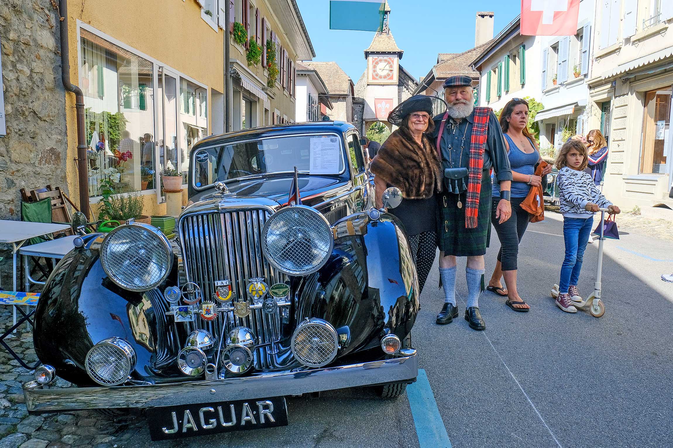 Le British Car de retour dans le bourg